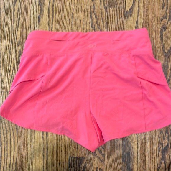 Women's Pink Athletic Shorts - Picture 3 of 3